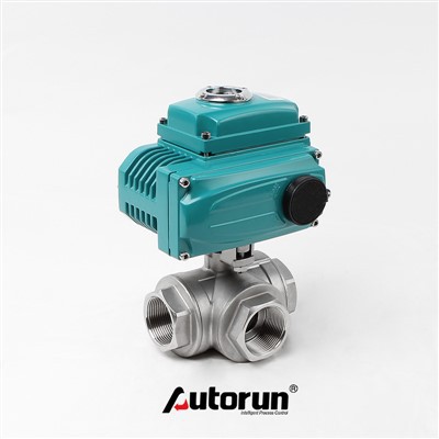 Elektrisk 3-vejs kugleventil